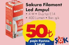 PETRİX SAKURA FİLAMENT LED AMPUL PETRİX SAKURA FİLAMENT LED AMPUL